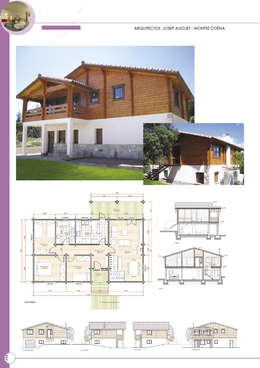 PDF) Construccion - Casas de Madera - Planos 