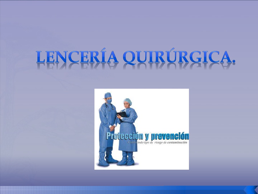 PDF) Lencería Quirúrgica 